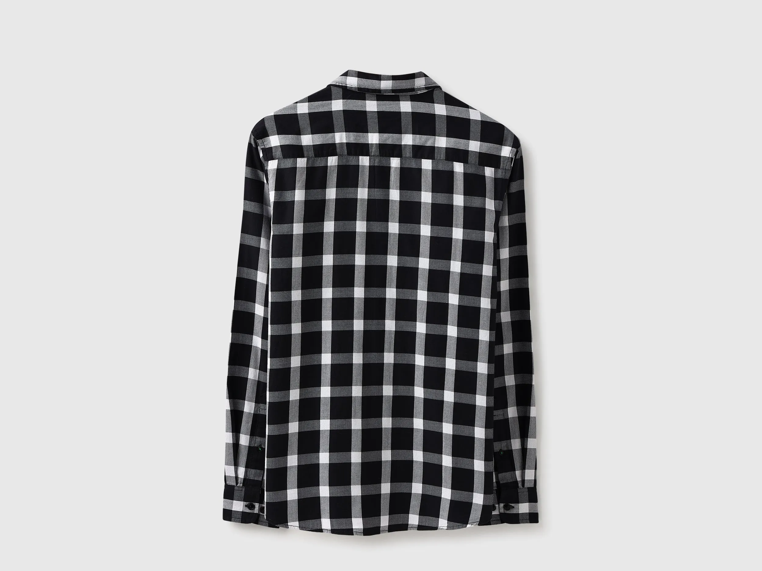 Regular Fit Spread Collar Oxford Checkered Shirt
