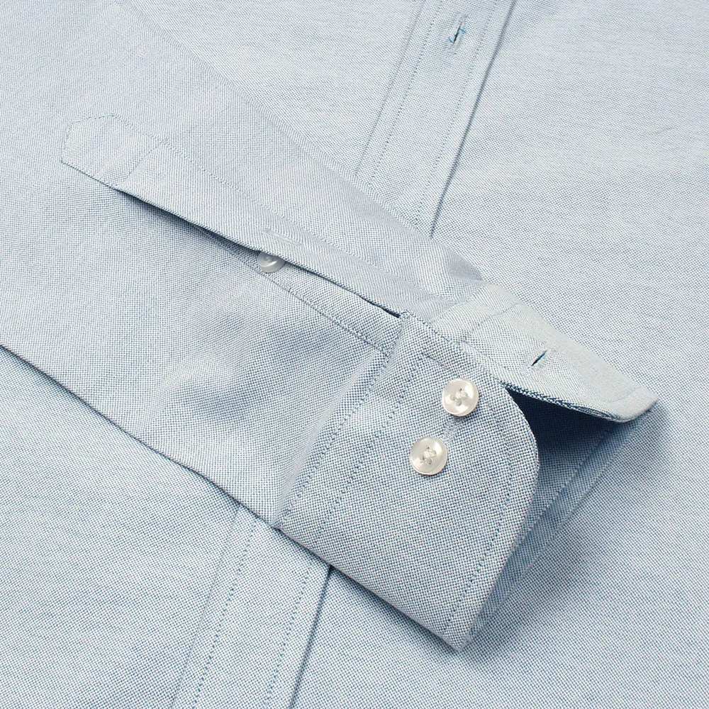 RL Arctic Blue Embroidered logo Oxford Shirt