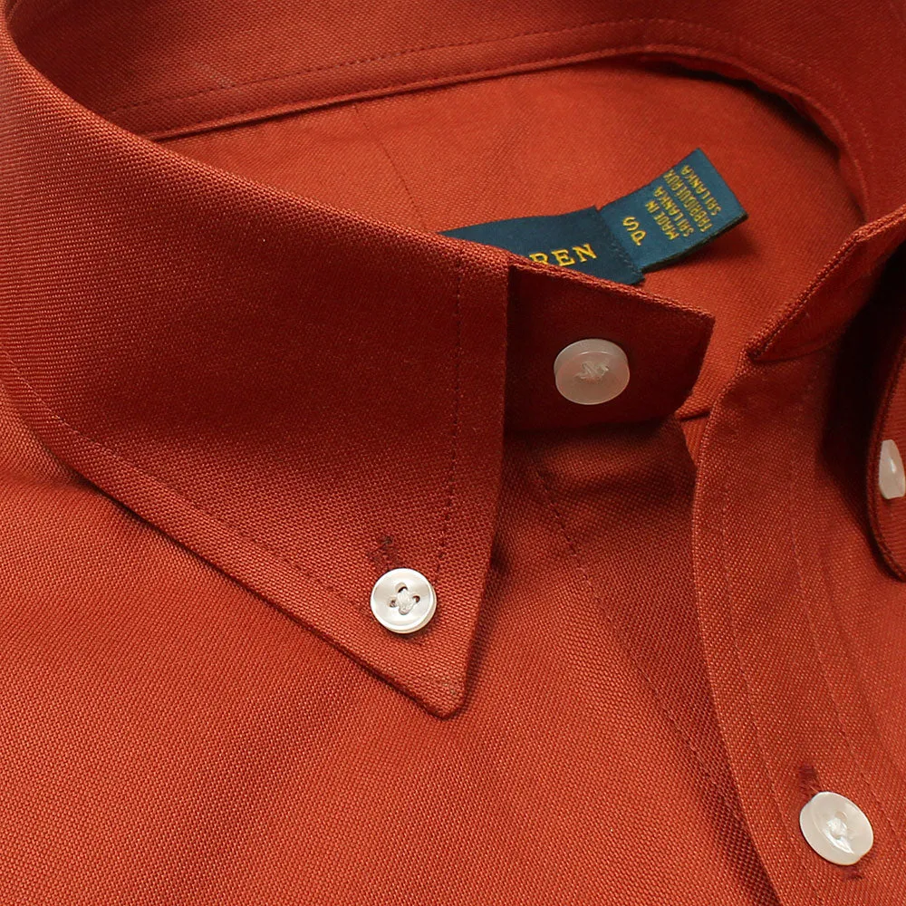 RL Fire Brick Embroidered logo Oxford Shirt