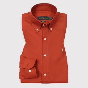 RL Fire Brick Embroidered logo Oxford Shirt