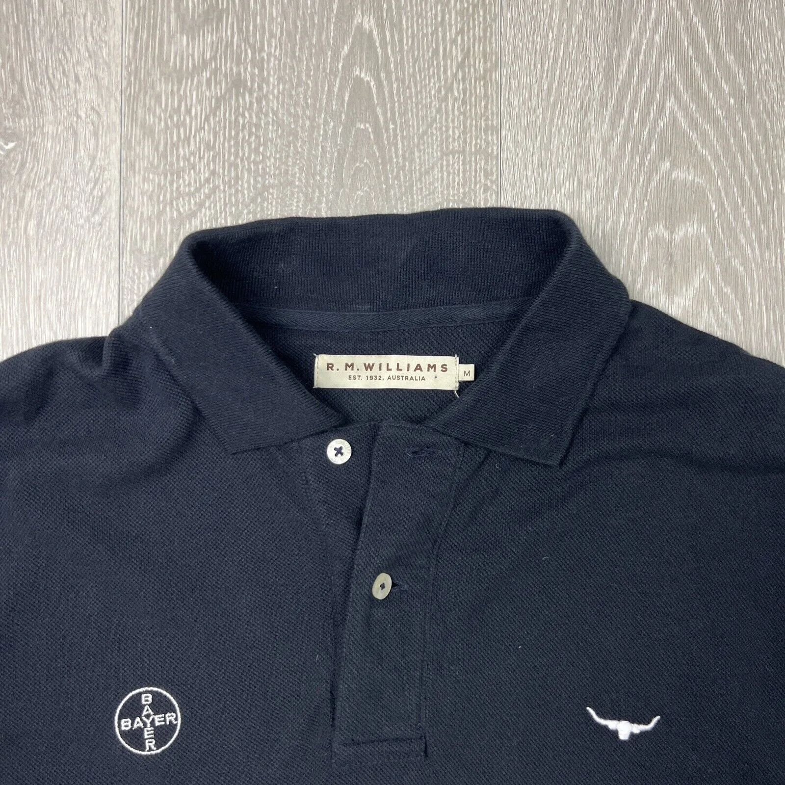 R.M Williams Mens Short Sleeve Polo Shirt Size M (bundle Of 4)