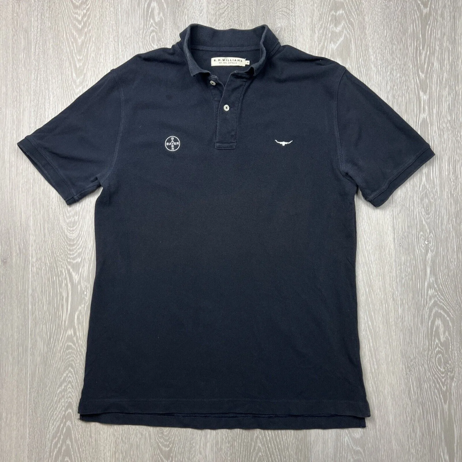 R.M Williams Mens Short Sleeve Polo Shirt Size M (bundle Of 4)