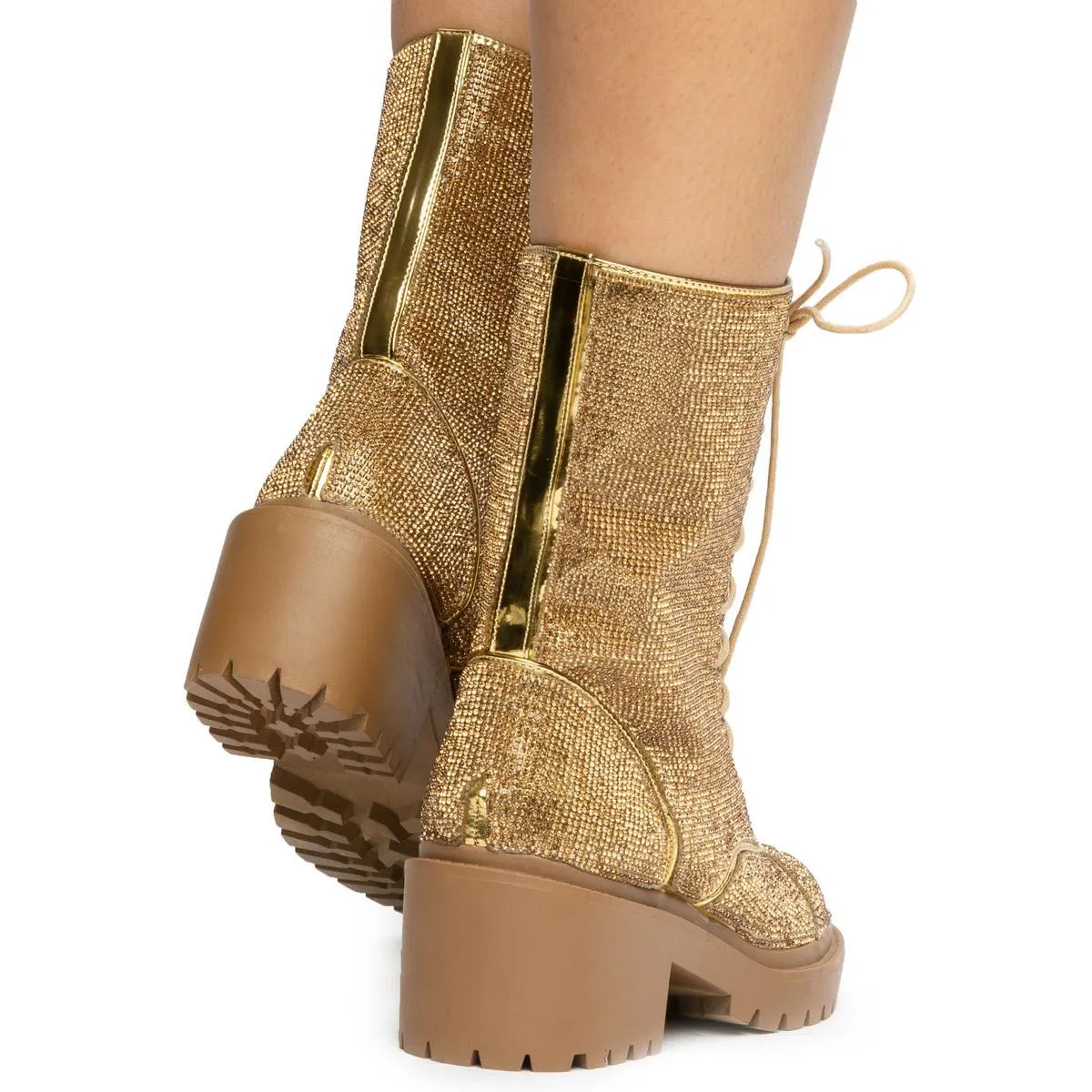 Rosalba-1 Rhinestone Booties