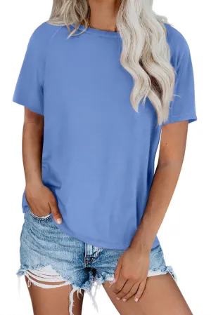 Round Neck Raglan Sleeve T-shirt