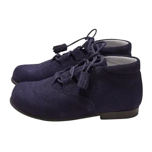 RUPERTO NAVY SUEDE BOOTS
