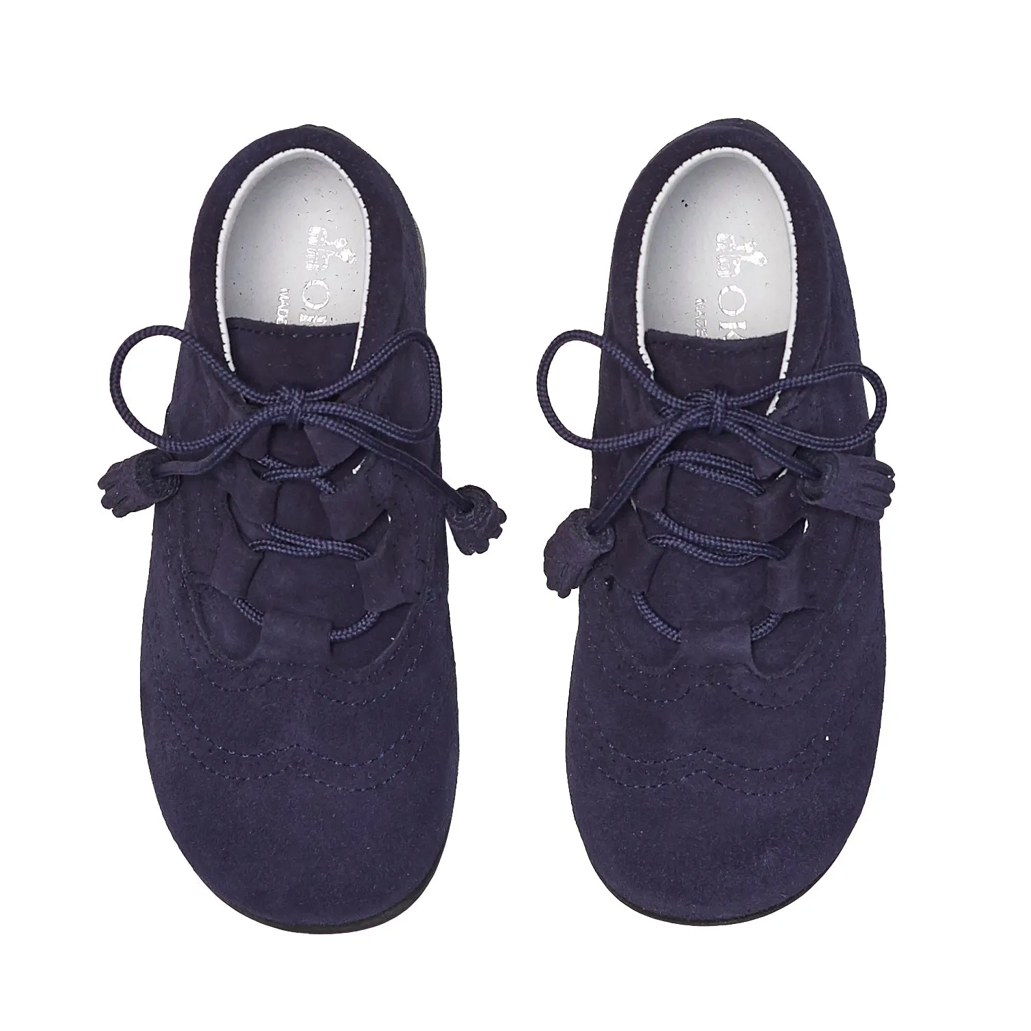 RUPERTO NAVY SUEDE BOOTS
