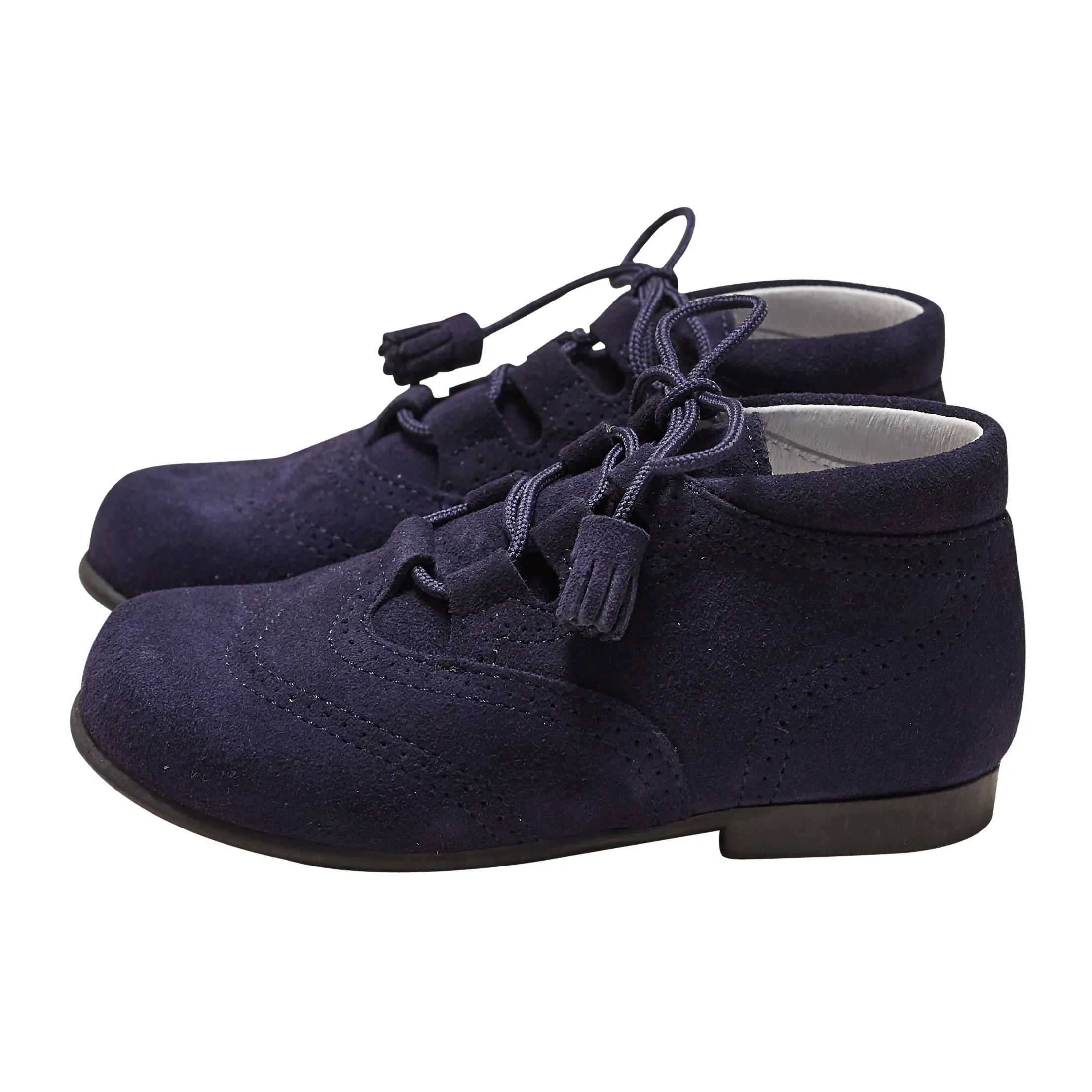RUPERTO NAVY SUEDE BOOTS
