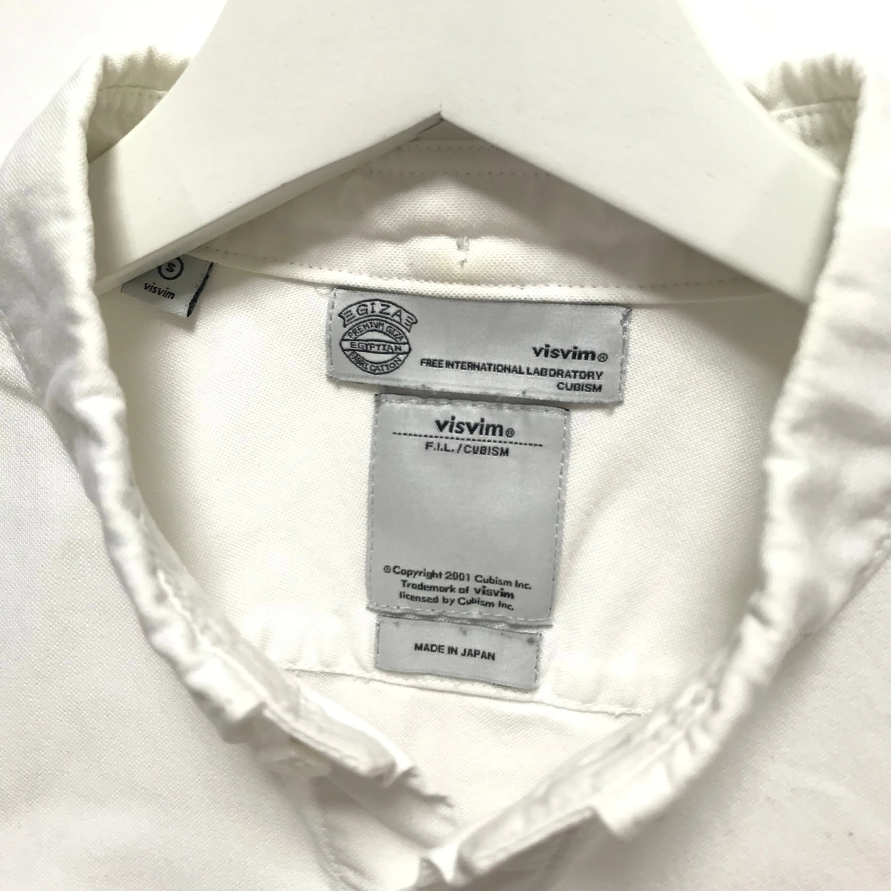[S] VISVIM 11SS JUNEAU WELD GIZA LS SHIRT WHITE