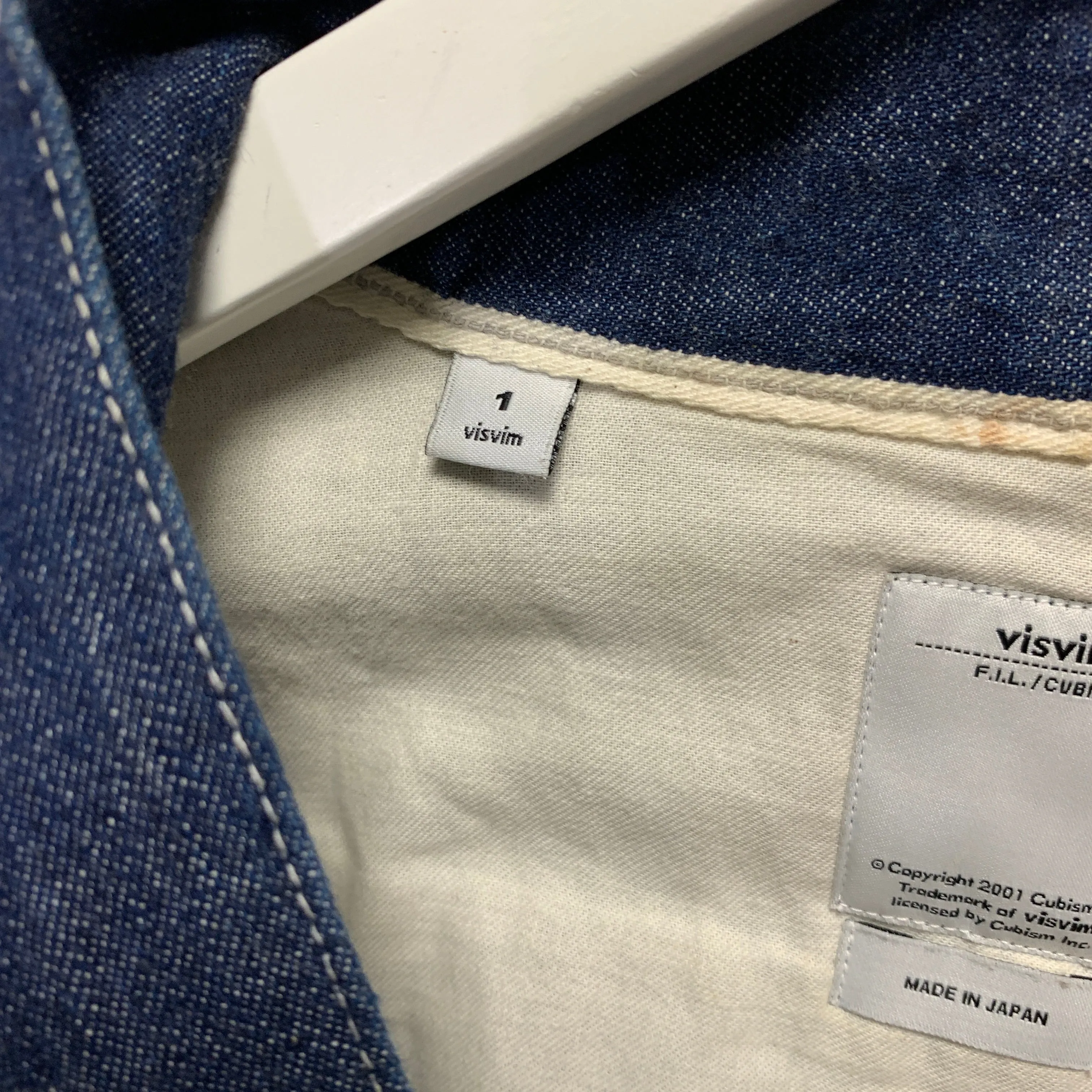 [S] Visvim 12AW Lhamo Shirt Indigo One Wash