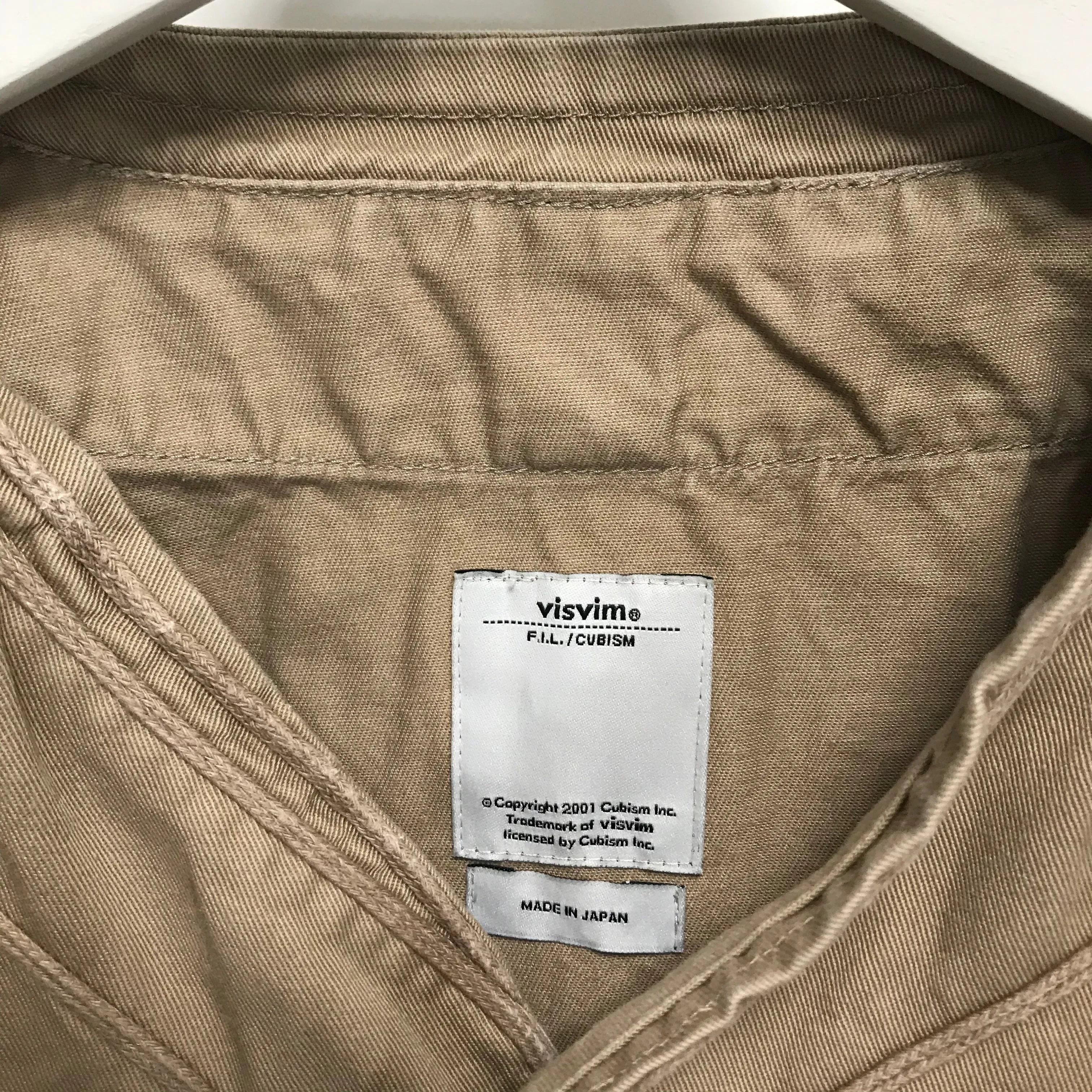 [S] Visvim 17AW Dugout Shirt Numbering Chino Beige