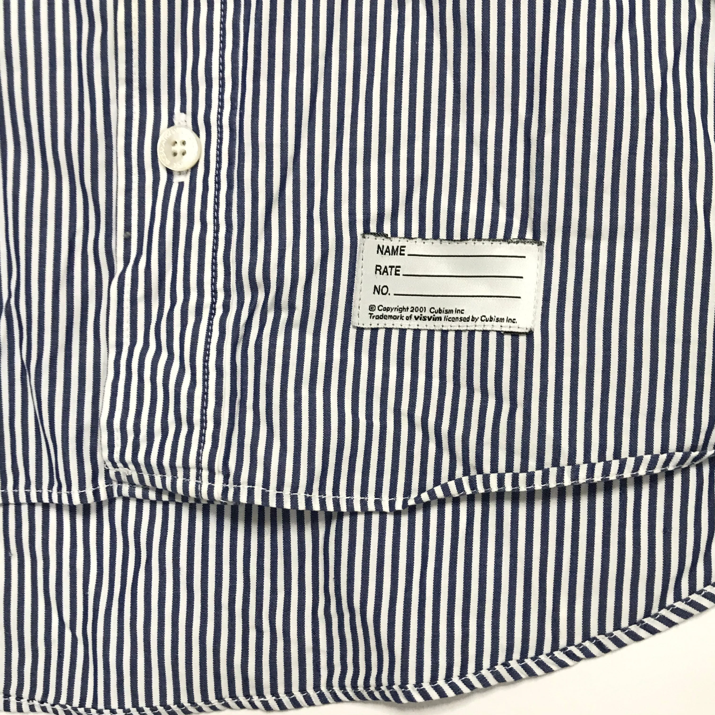 [S] Visvim Ahab Stripe L/S Shirt