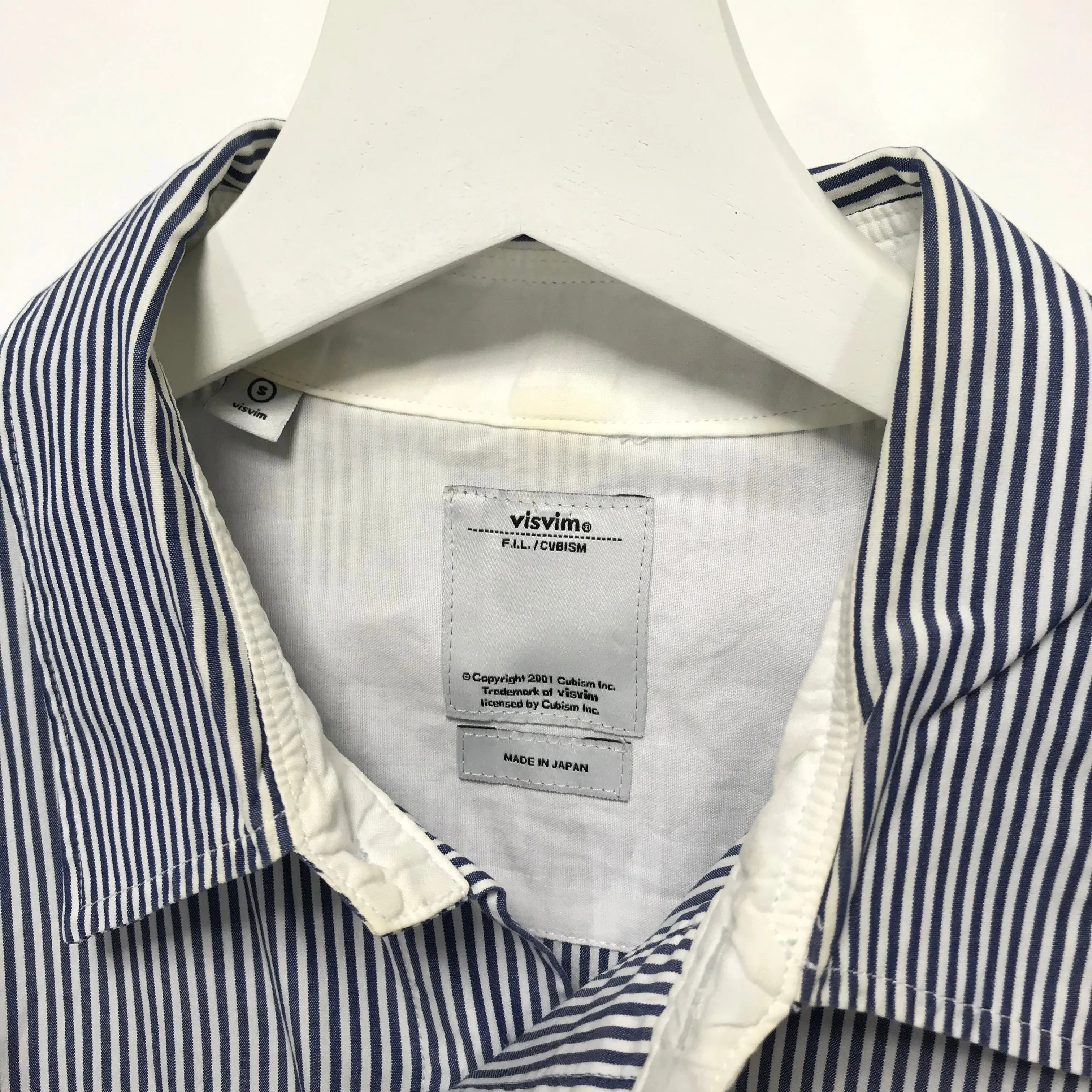[S] Visvim Ahab Stripe L/S Shirt