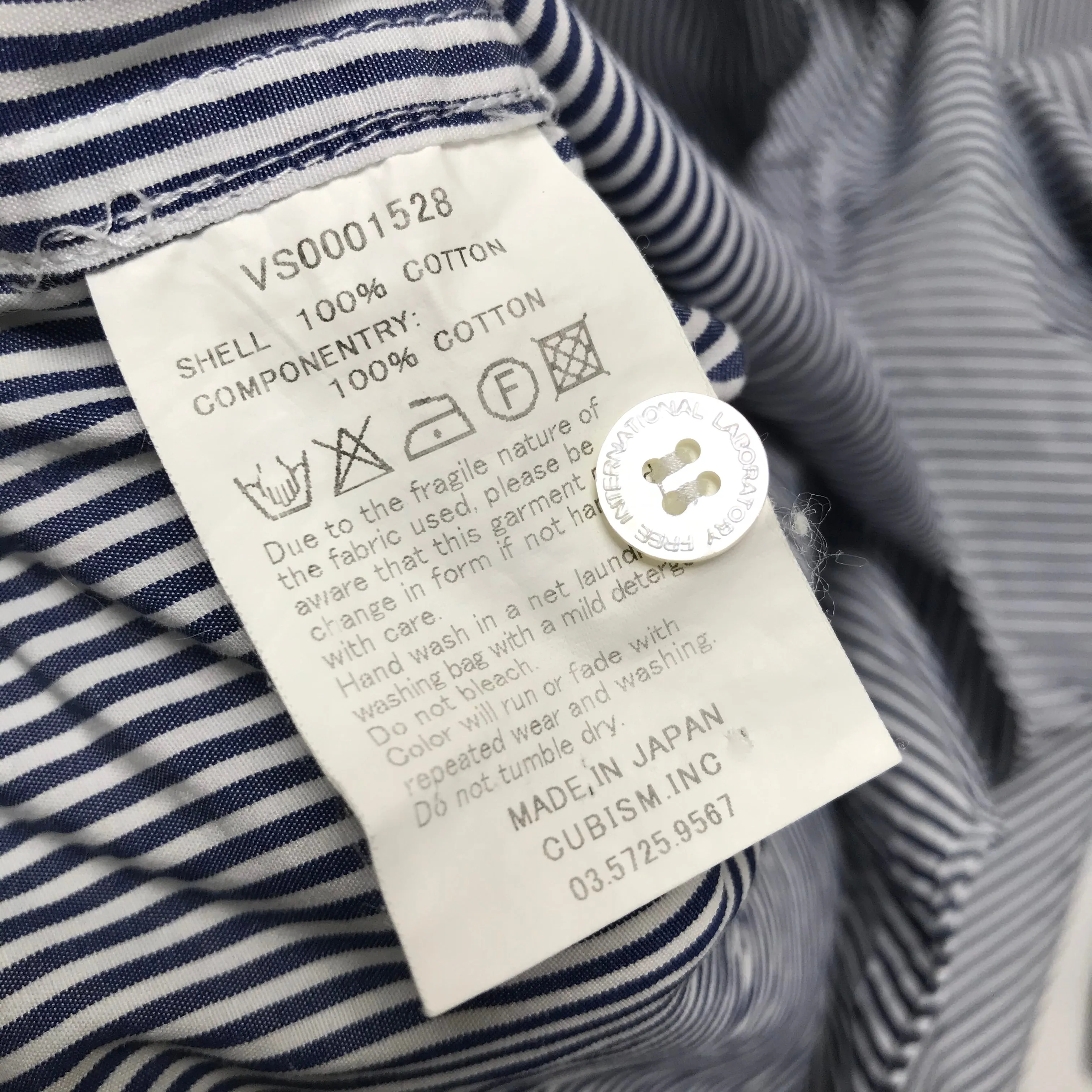 [S] Visvim Ahab Stripe L/S Shirt