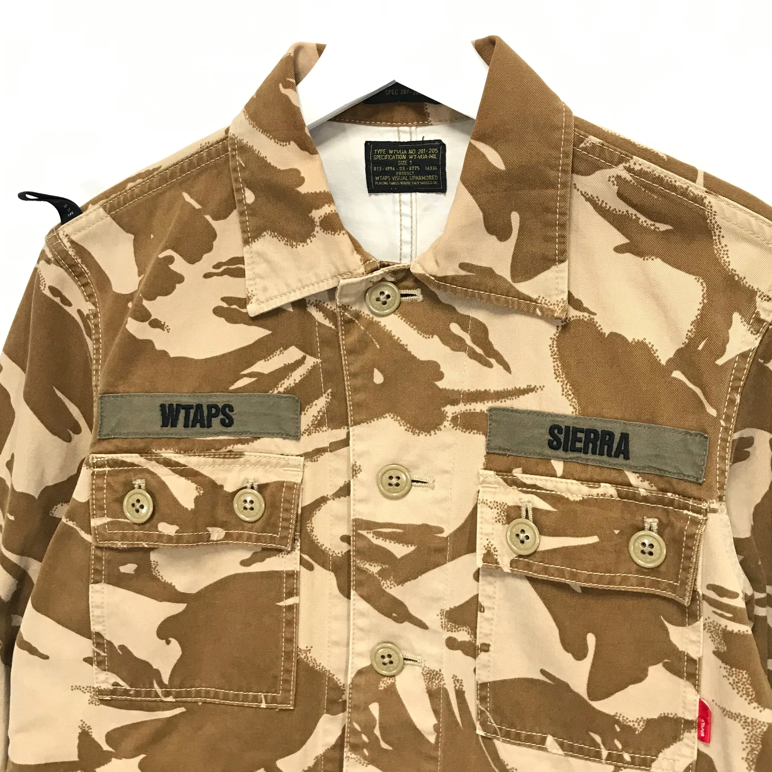[S] WTaps 14SS Jungle L/S Shirt Desert Camo