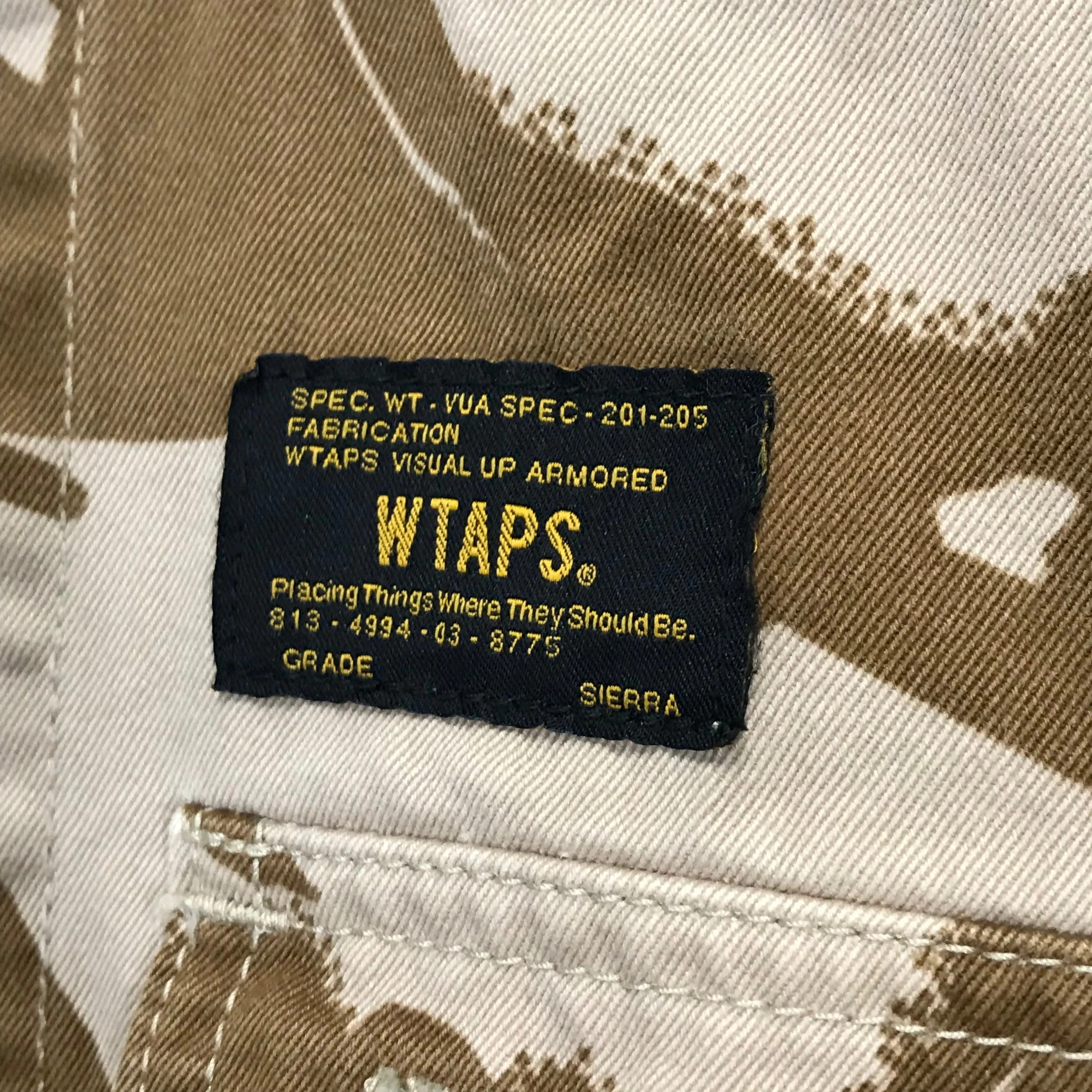[S] WTaps 14SS Jungle L/S Shirt Desert Camo