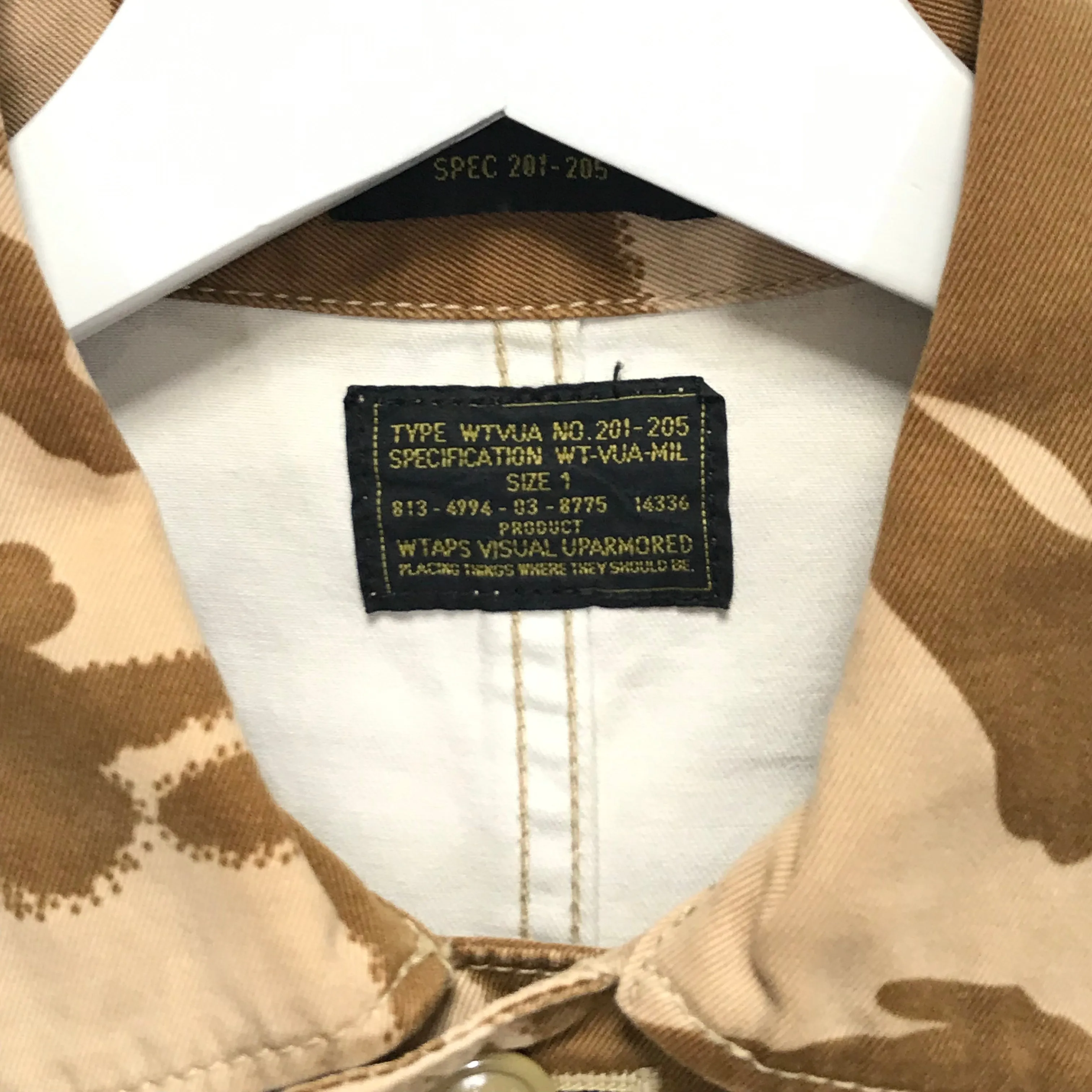 [S] WTaps 14SS Jungle L/S Shirt Desert Camo