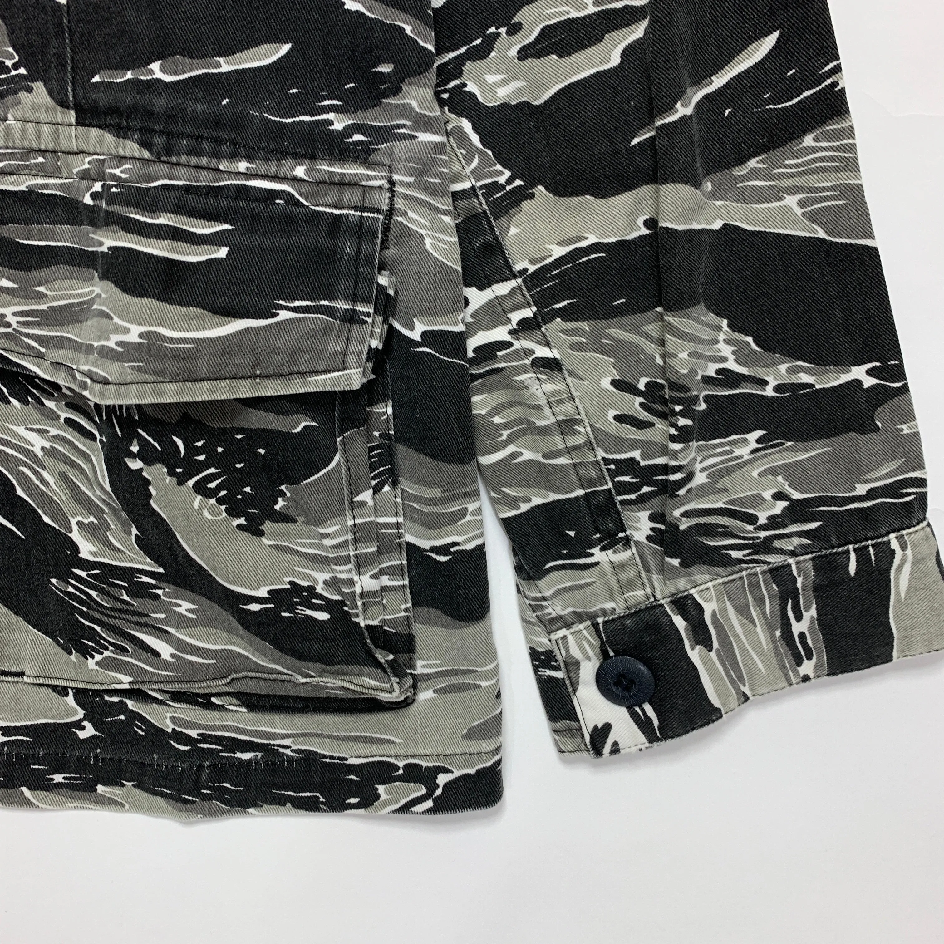 [S] WTAPS x UNDERCOVER Tiger Camo Rogue Squad Jungle L/S Shirt Jacket Grey