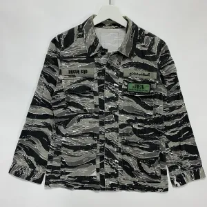 [S] WTAPS x UNDERCOVER Tiger Camo Rogue Squad Jungle L/S Shirt Jacket Grey