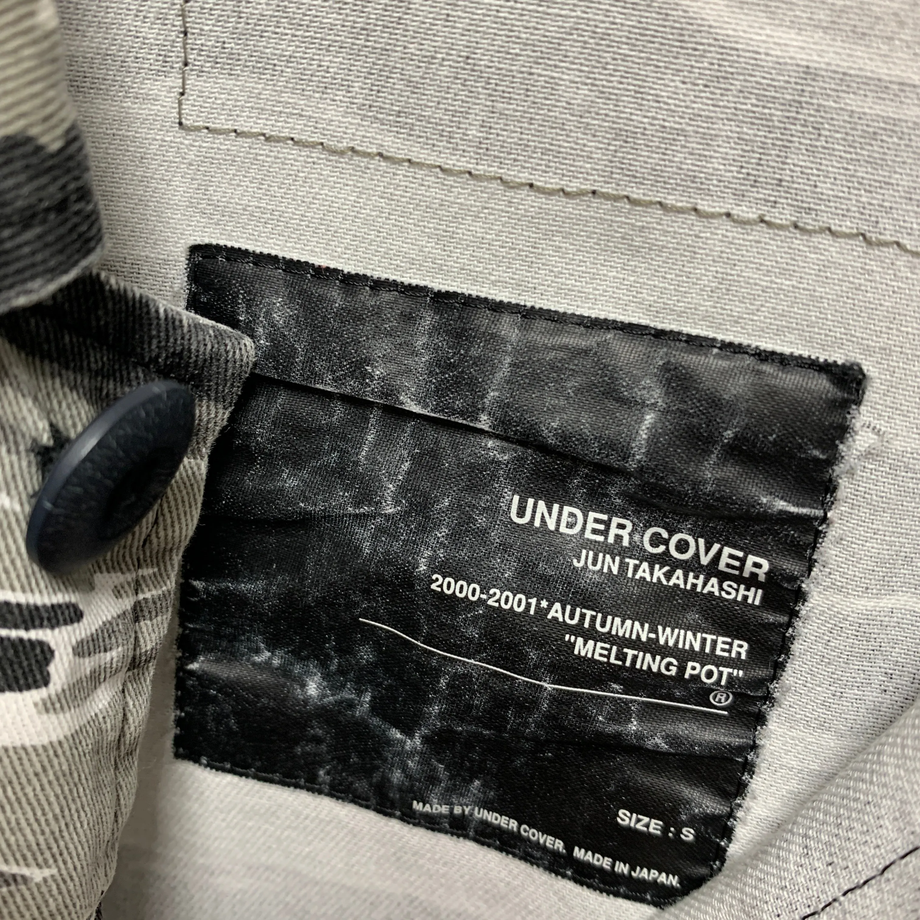 [S] WTAPS x UNDERCOVER Tiger Camo Rogue Squad Jungle L/S Shirt Jacket Grey