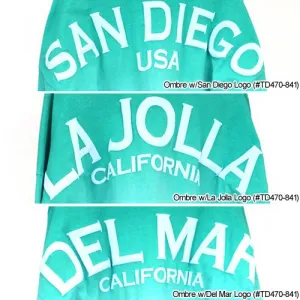 San Diego Gift Football Jerseys XS Ombre w/Del Mar Logo (#TD470-841)