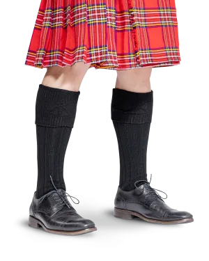 Scottish Kilt Hose - Black