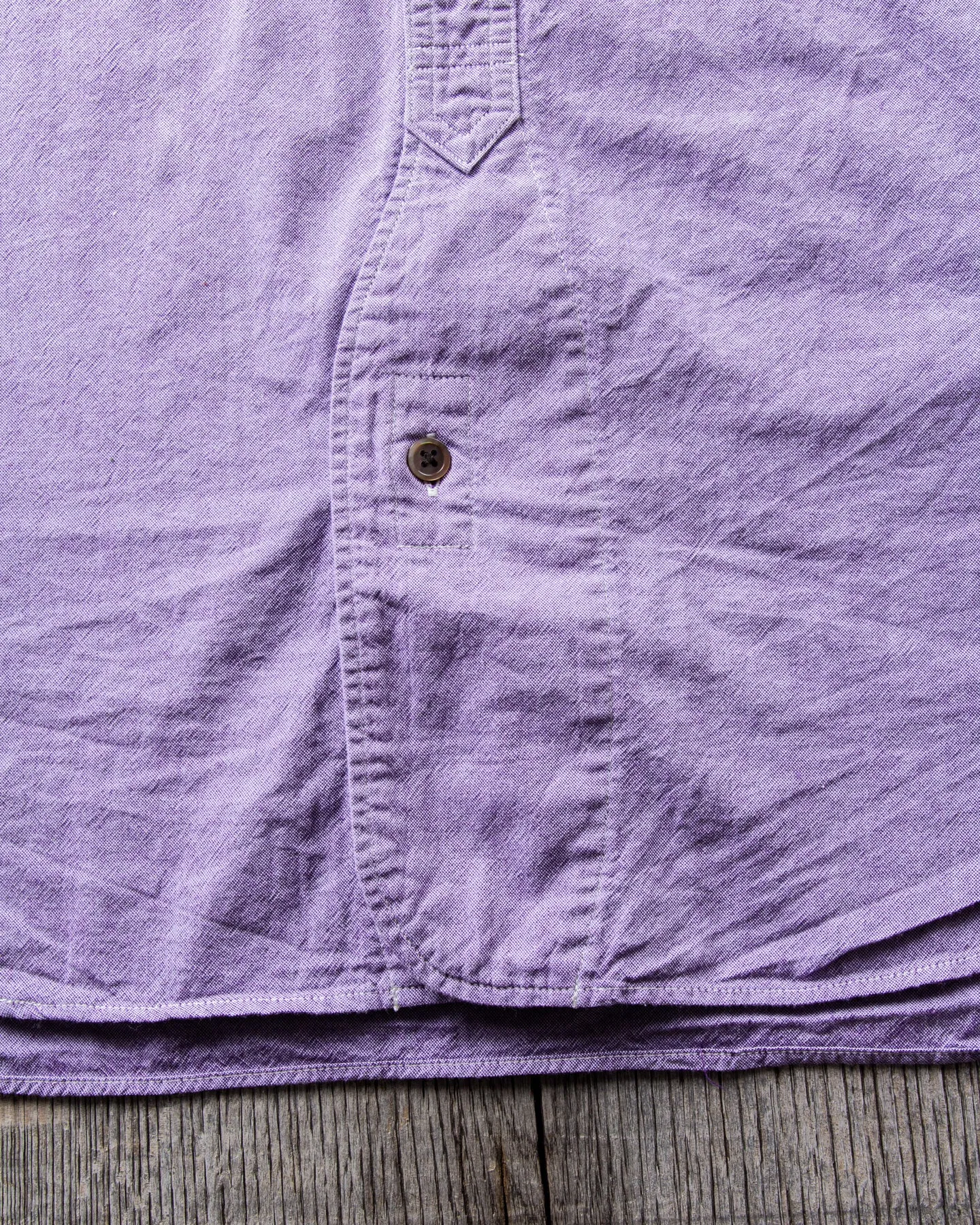 Second Hand Nigel Cabourn British Officers Cotton Shirt Two Tone Size 48