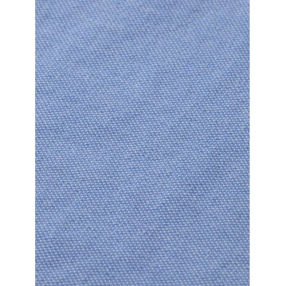 Short-Sleeved Polo - Blue Melange