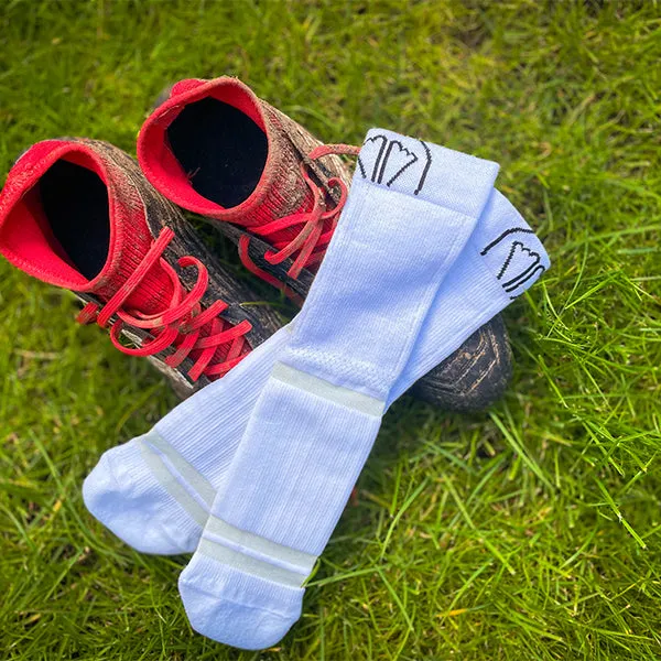 Sidas Football Performance Socks White