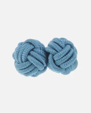 Sky Blue Silk Knots