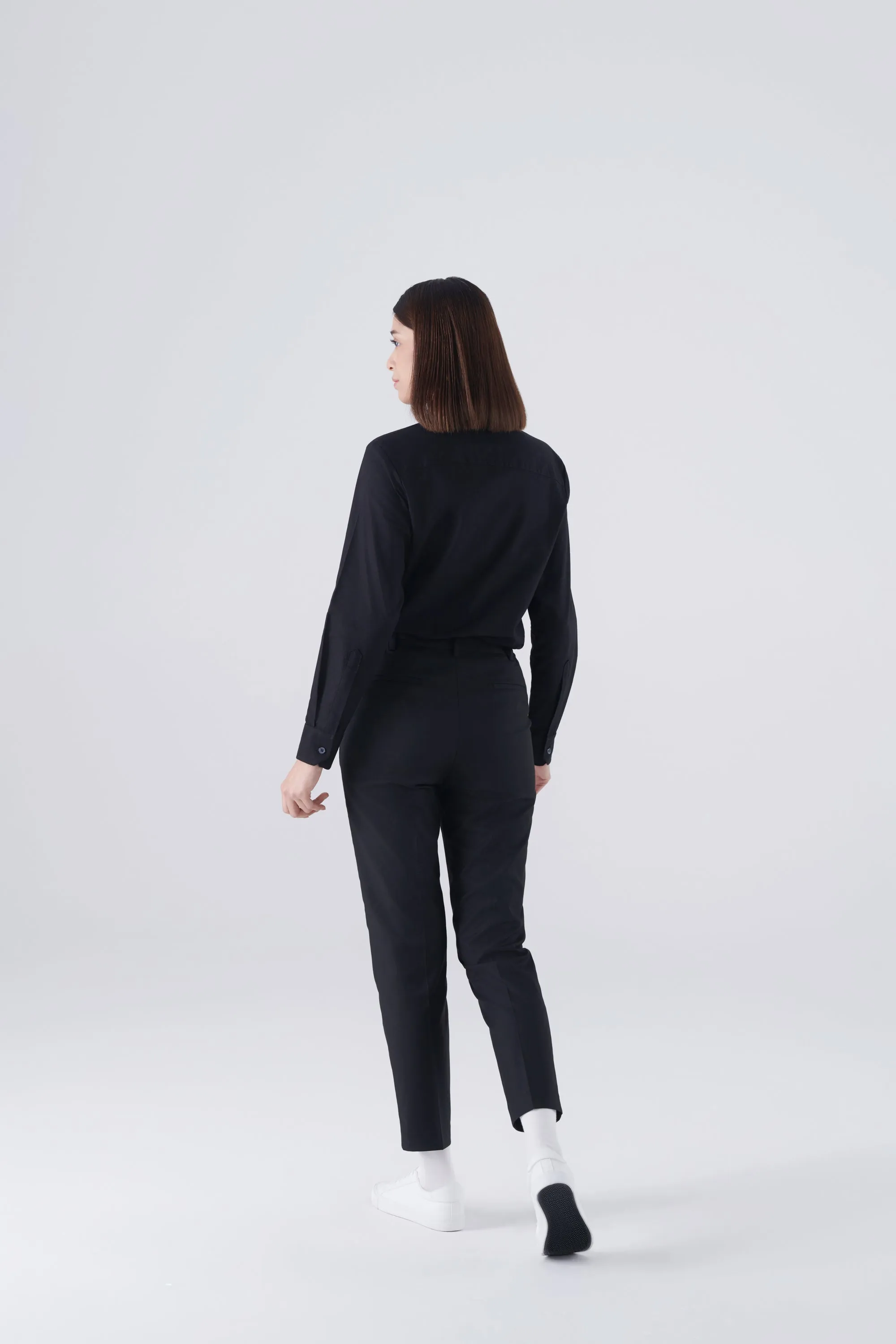 Skyler Black Shirt, Long Sleeve
