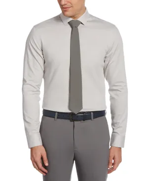 Slim Fit Light Gray Dress Shirt
