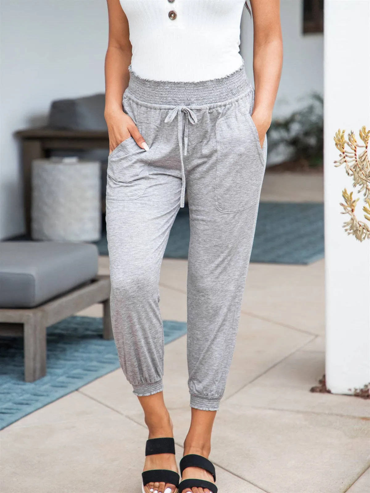 Smocked Top Pocket Jogger Kallah Pants S8TP-JKP