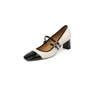 Square Head Chunky Heels