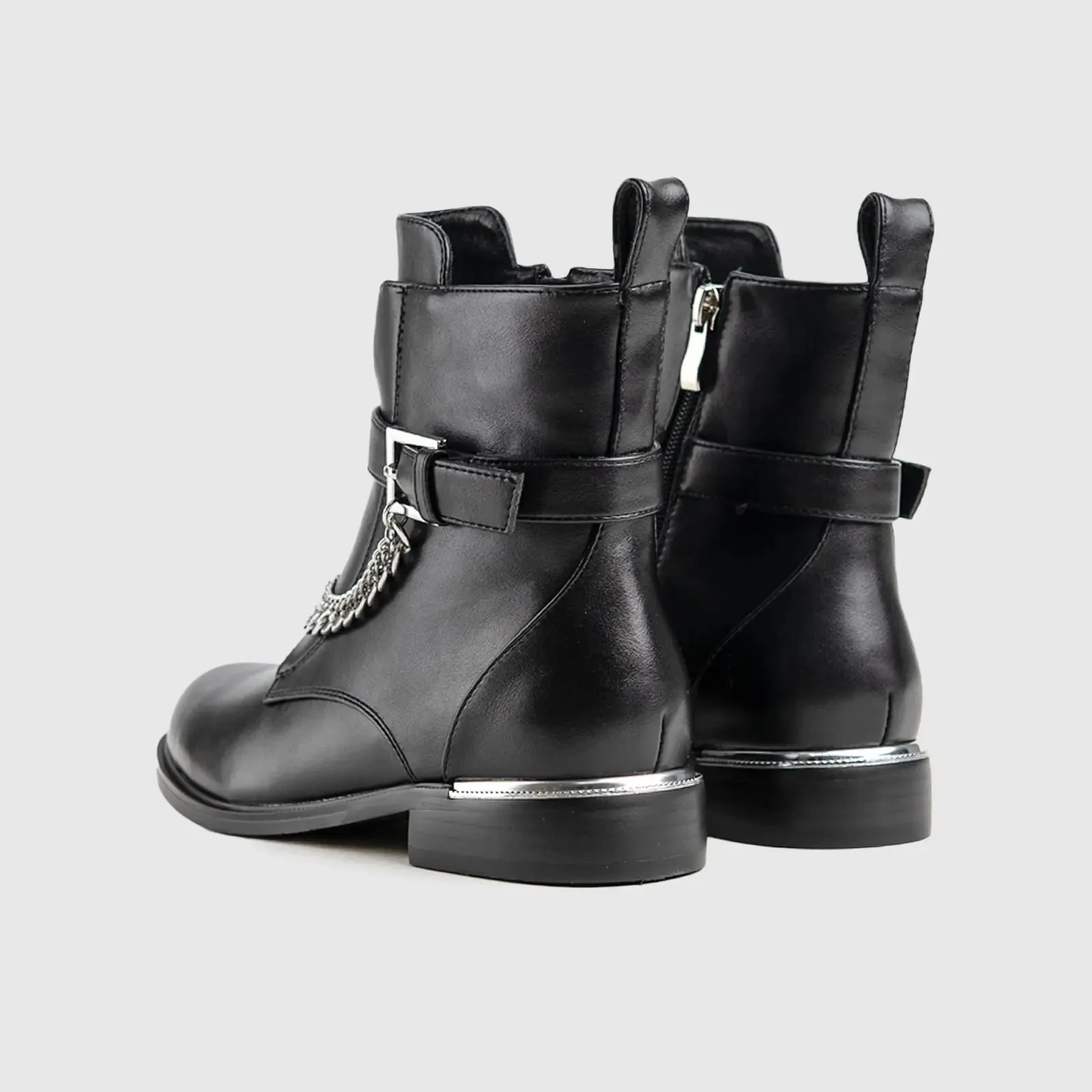Statement  Ankle Boots Black Car026