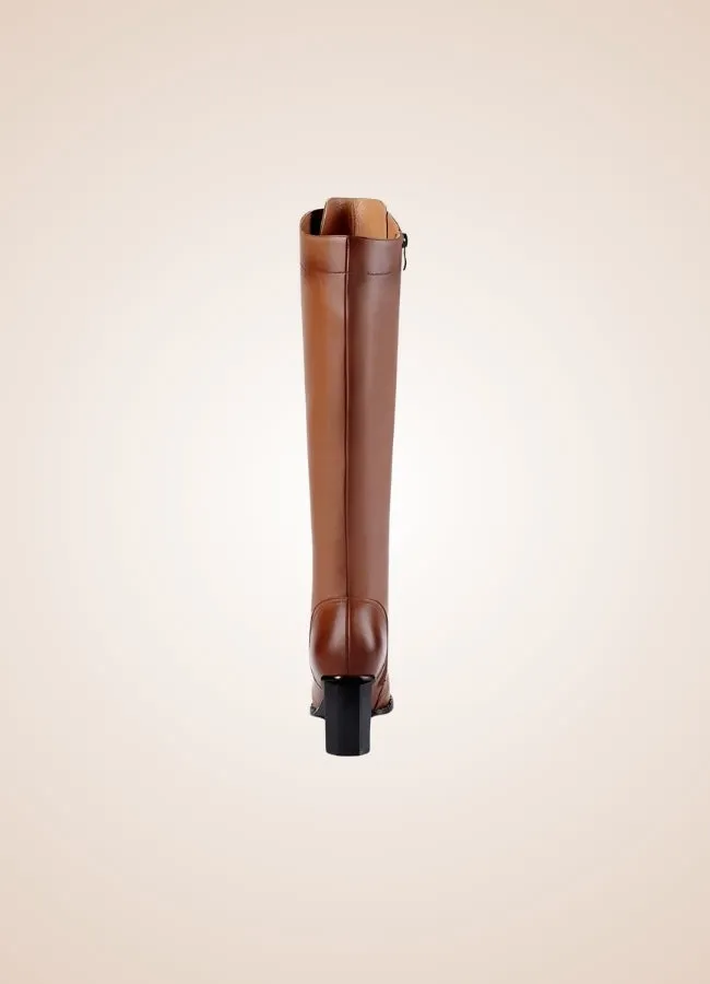 Steampunk High Knee Chunky Boots