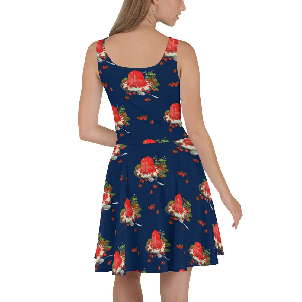 Strawberry Jiggle Skater Dress
