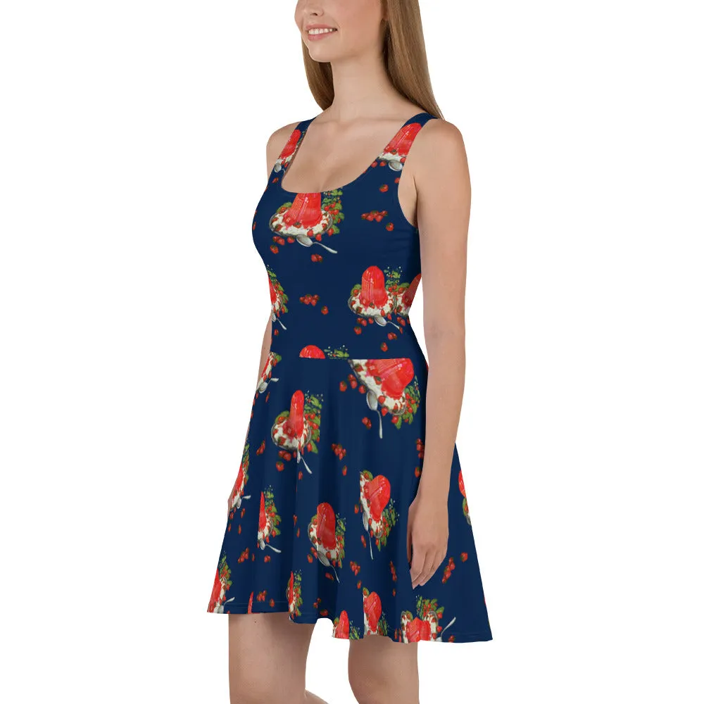 Strawberry Jiggle Skater Dress