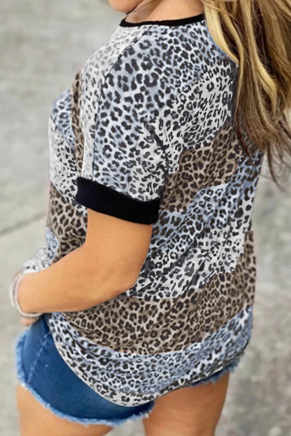 Striped Colorblock T-shirt