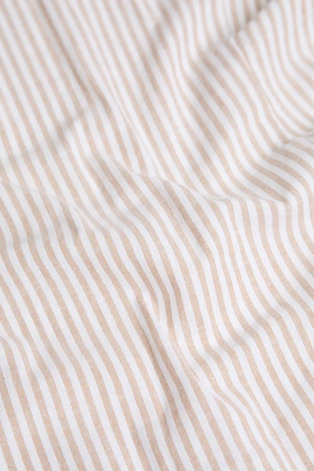 Striped Oxford Shirt in Stone White