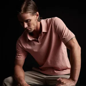 Sueded Jersey Polo - Spritz Pigment