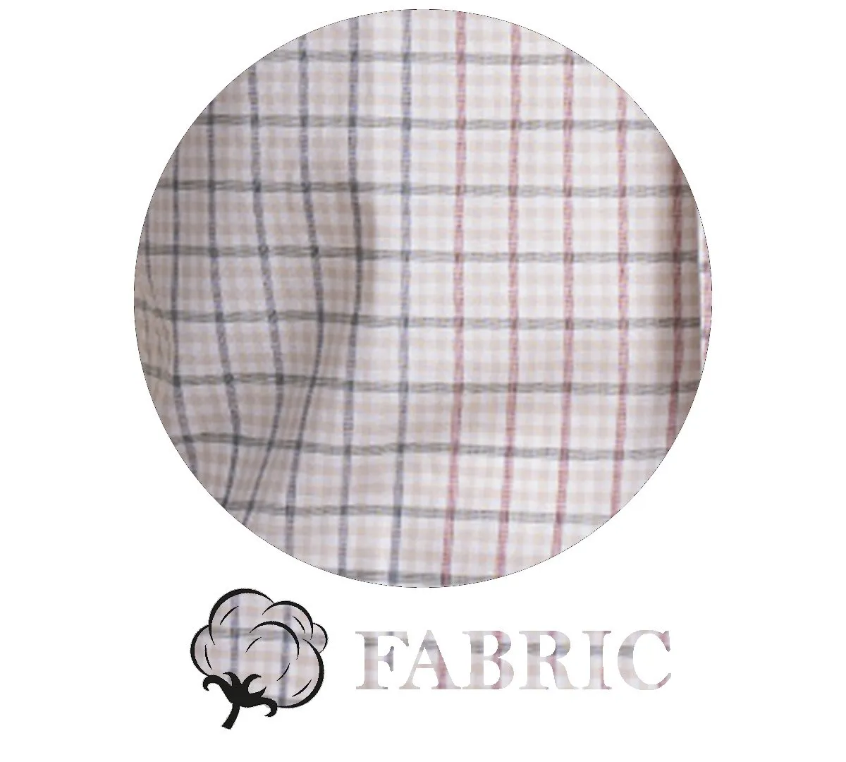 Tan Checked Men's Slim Fit French Cuff Shirts with Cufflink Holes - Casual and Formal