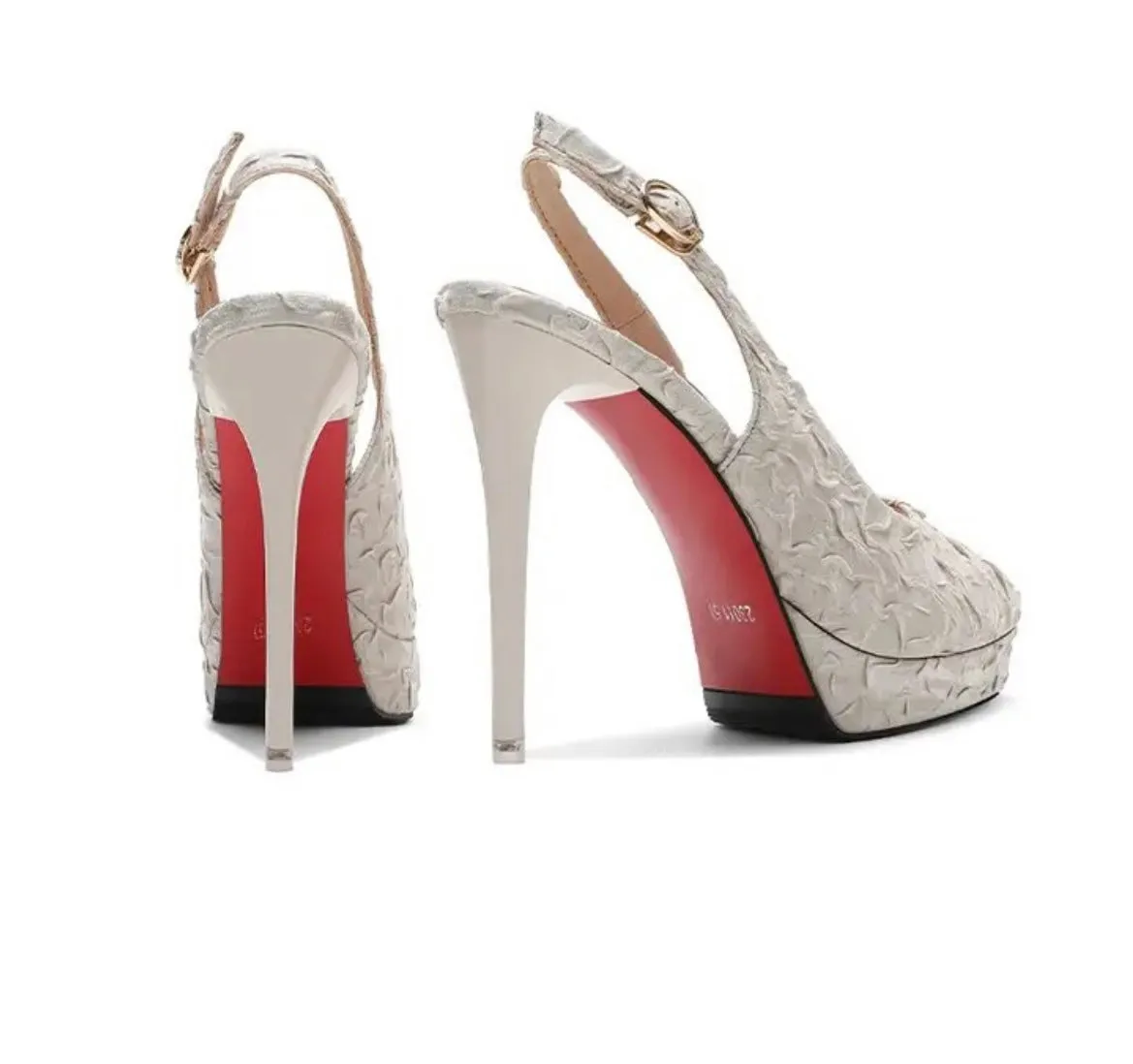 Tasmin Textured Slingbacks