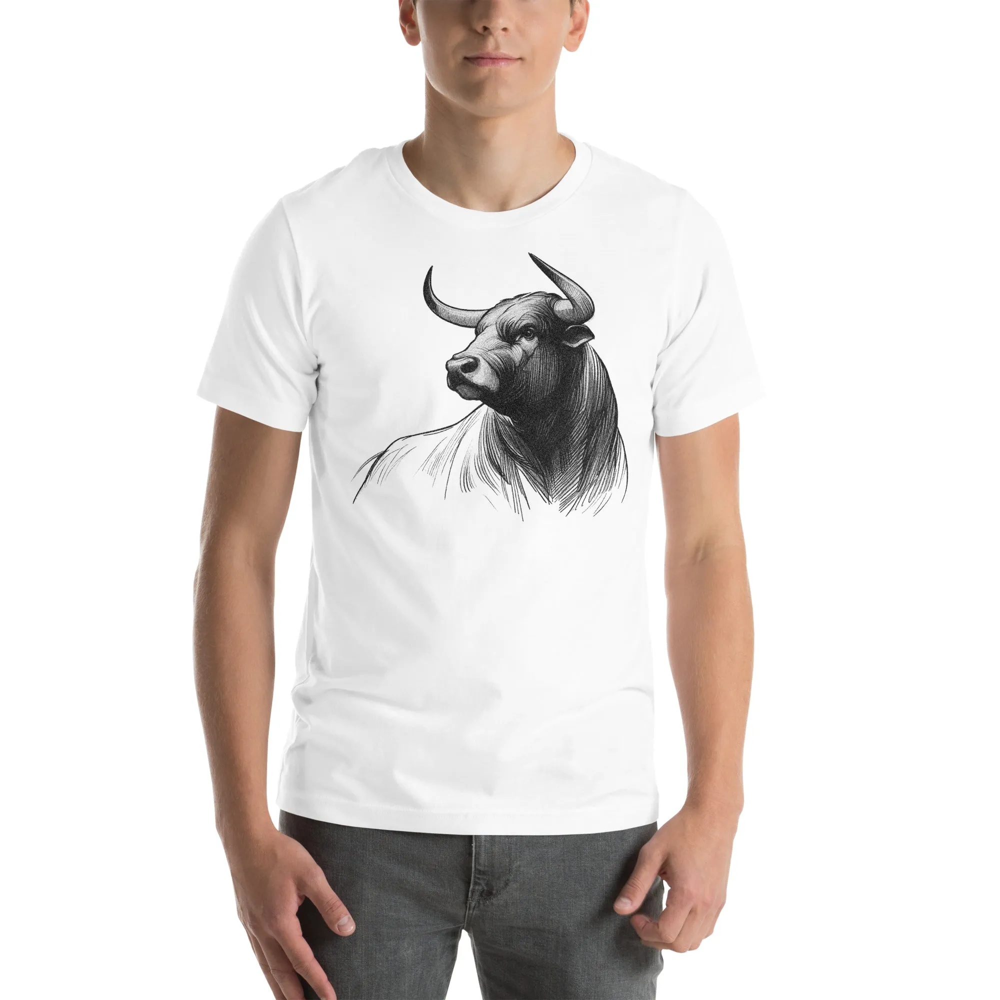 TAURUS SHIRT - Bull Sketch