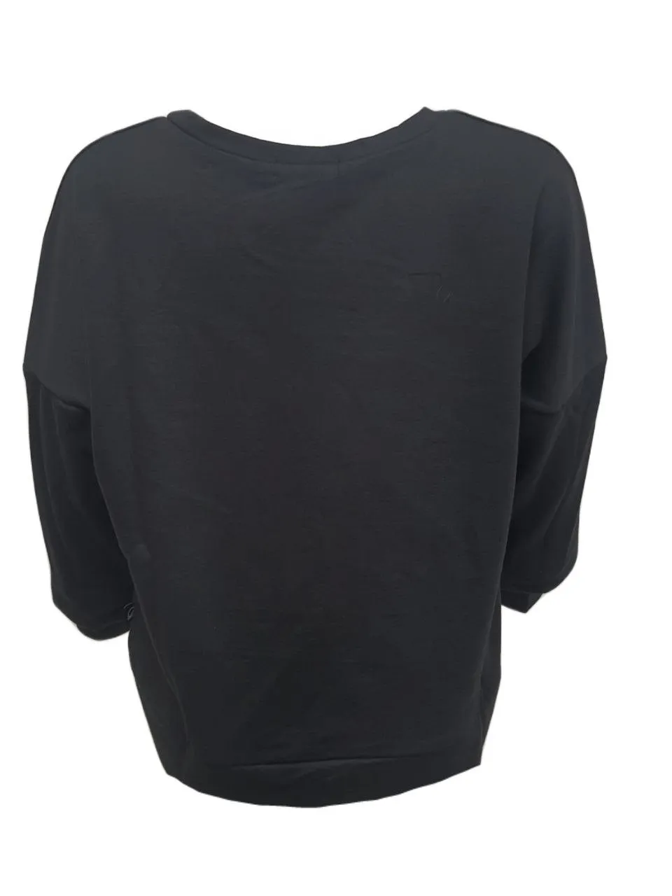TEREZ Girl's Black French Terry Sweatshirt #1282802810 NWT