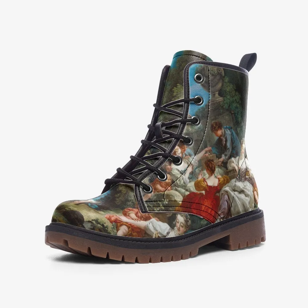 The Bird Catchers François Boucher Vegan Leather Unisex Boots