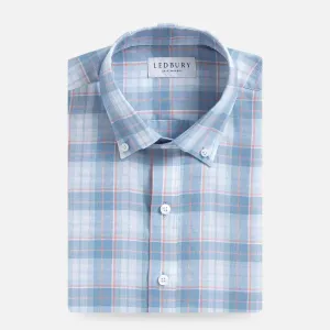 The Blue Mist Burke Plaid Custom Shirt