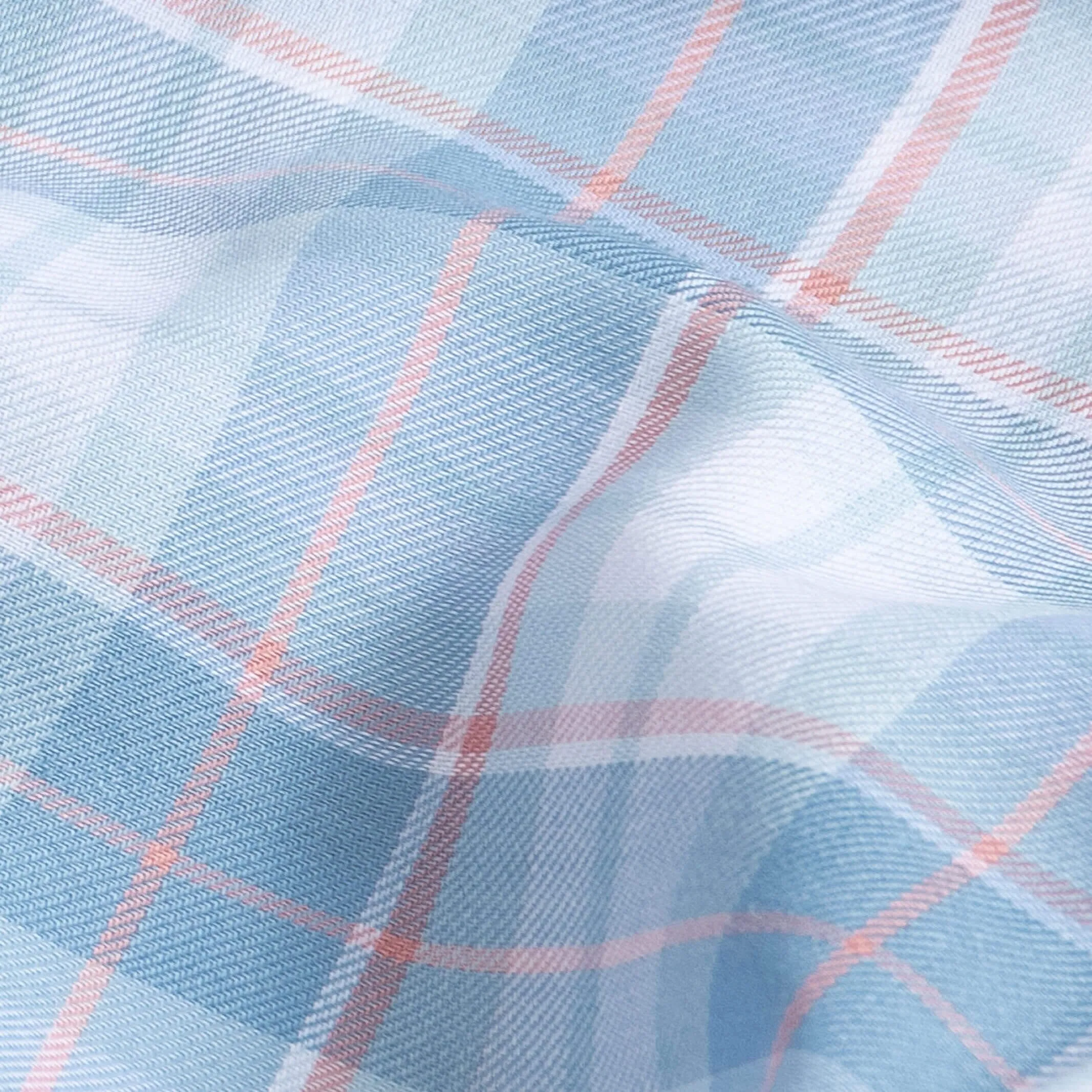 The Blue Mist Burke Plaid Custom Shirt