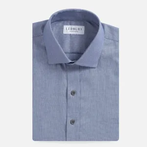 The Deep Blue Linden Dobby Dress Shirt