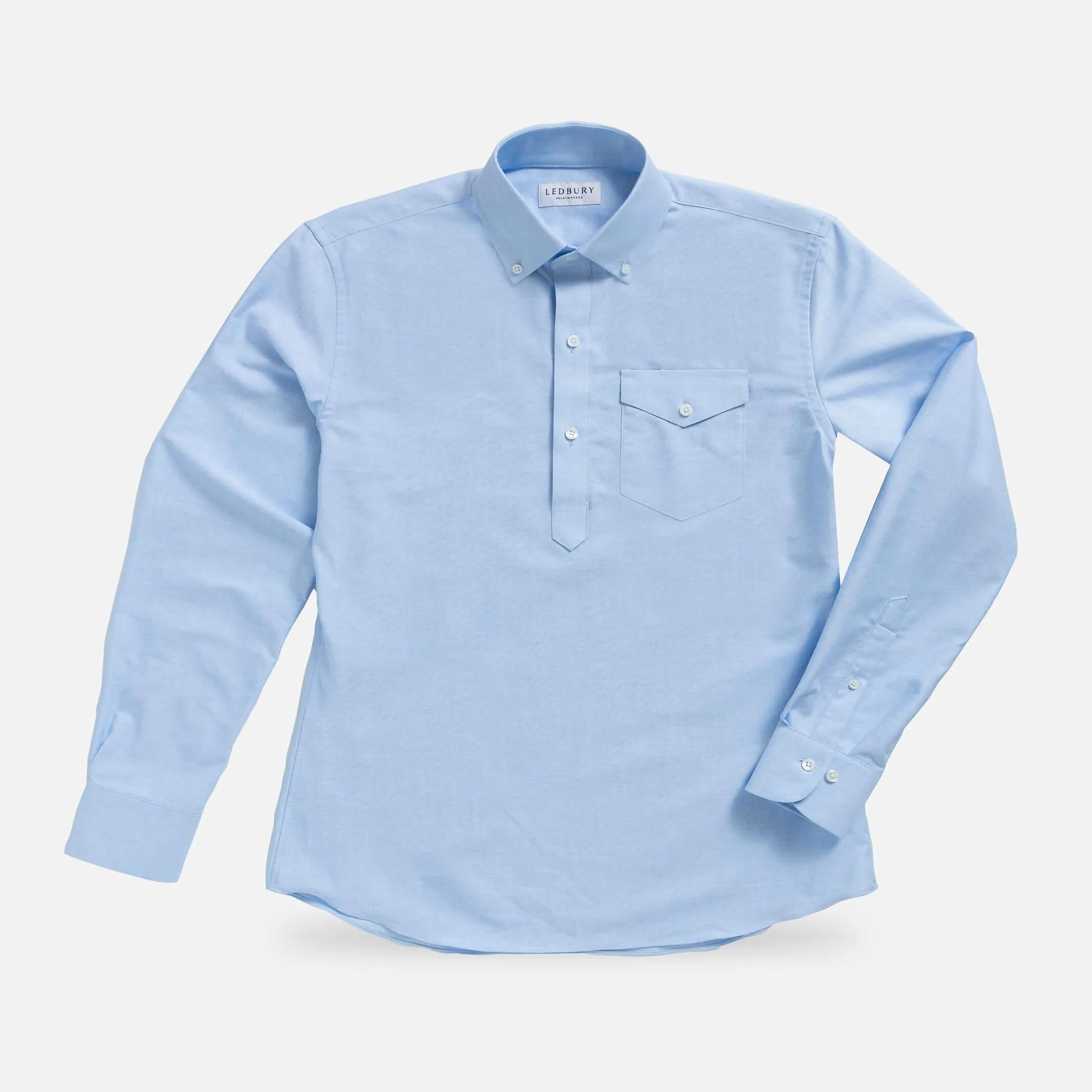 The Light Blue Mayfield Oxford Popover Custom Shirt