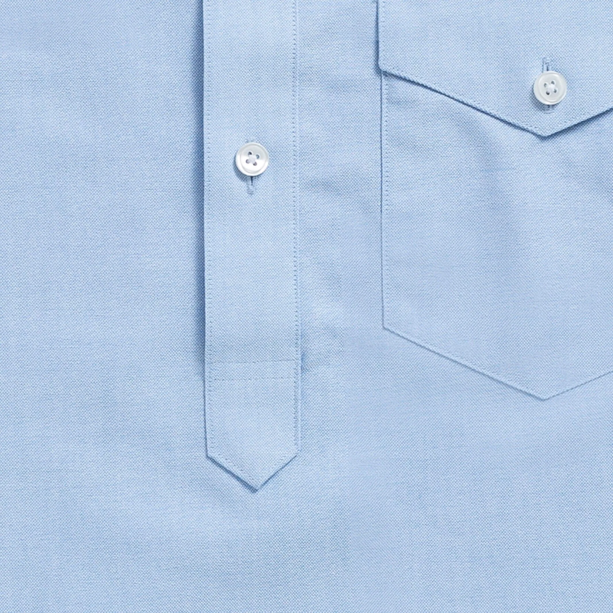 The Light Blue Mayfield Oxford Popover Custom Shirt